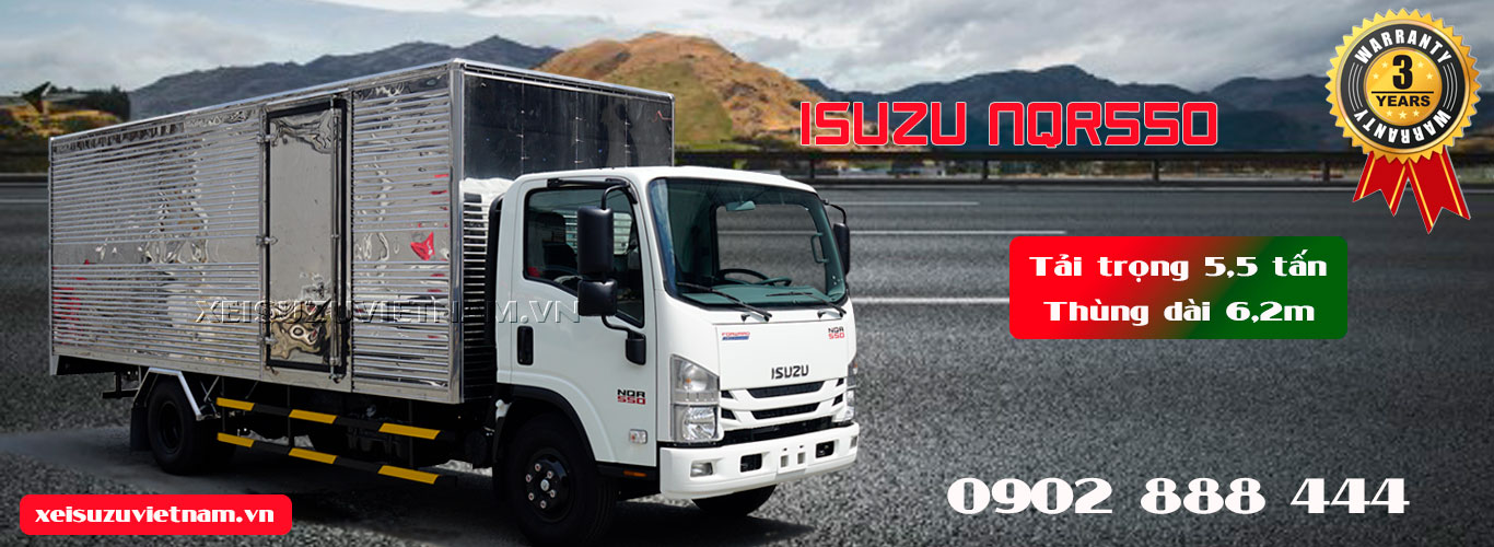 Xe tải Isuzu 5T5 thùng kín - NQR75ME4
