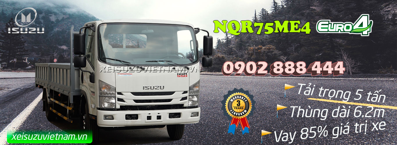Xe tải Isuzu 5 tấn thùng lửng - NQR75ME4