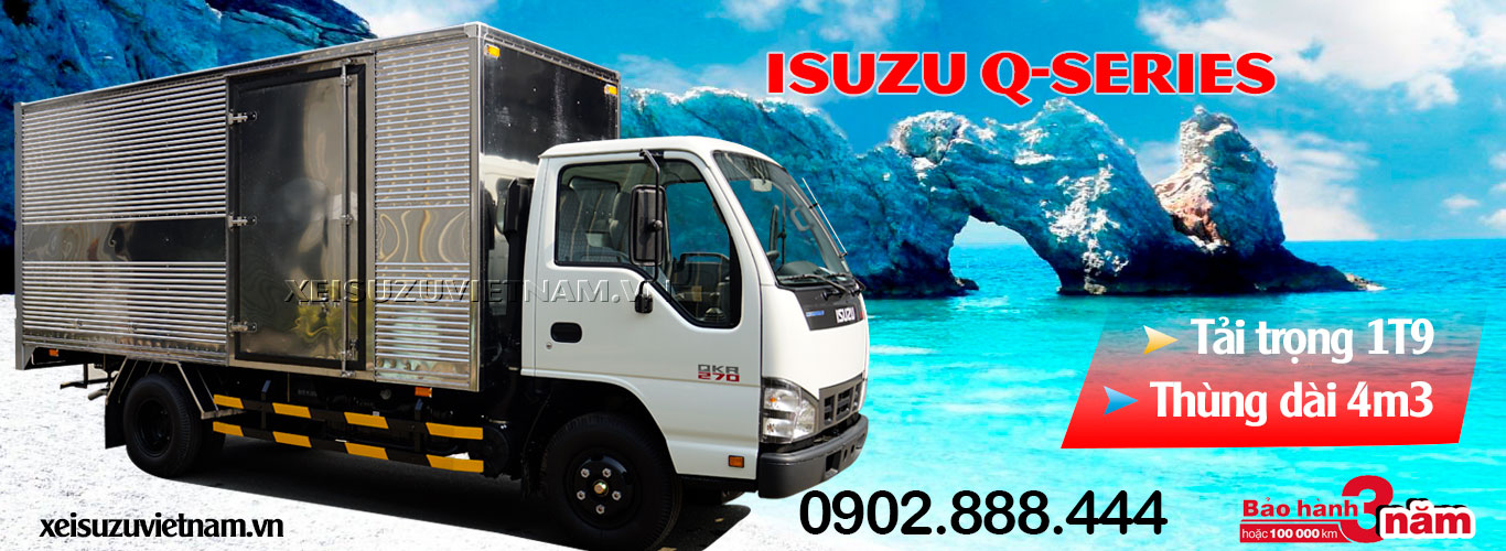 Xe tải Isuzu 1T9 thùng kín - QKR77HE4