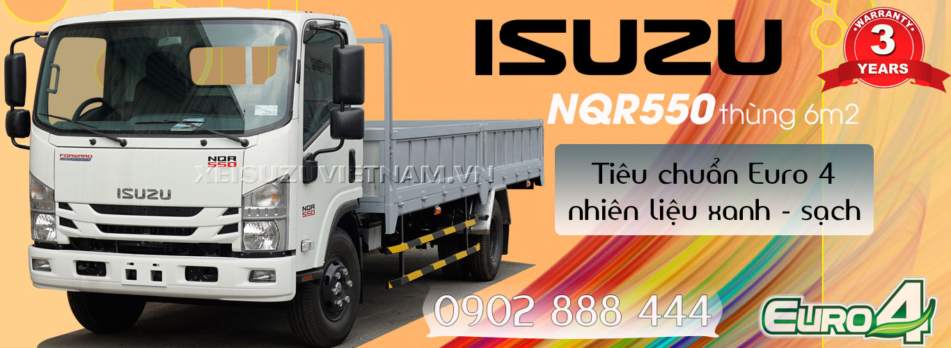 Xe tải Isuzu 6 tấn thùng lửng - NQR75ME4