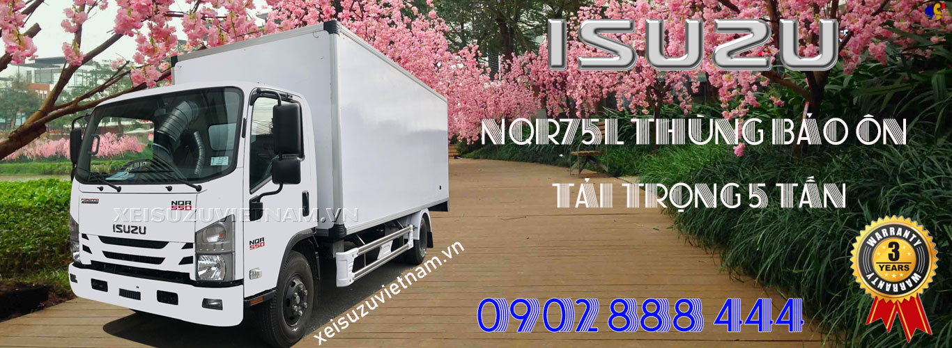 Xe tải Isuzu 5 tấn thùng bảo ôn - NQR75LE4