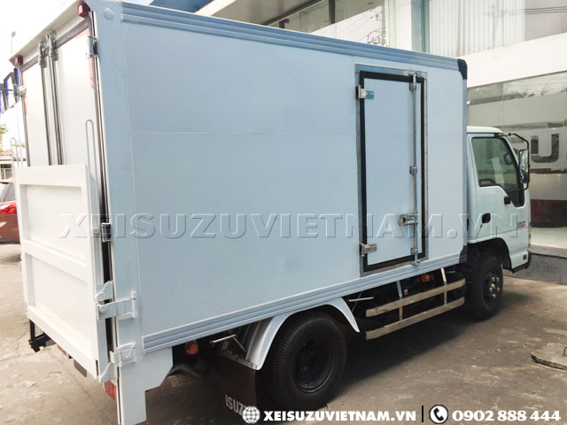 Xe tải Isuzu 1T9 thùng kín bửng nâng QKR230  - Xeisuzuvietnam.vn