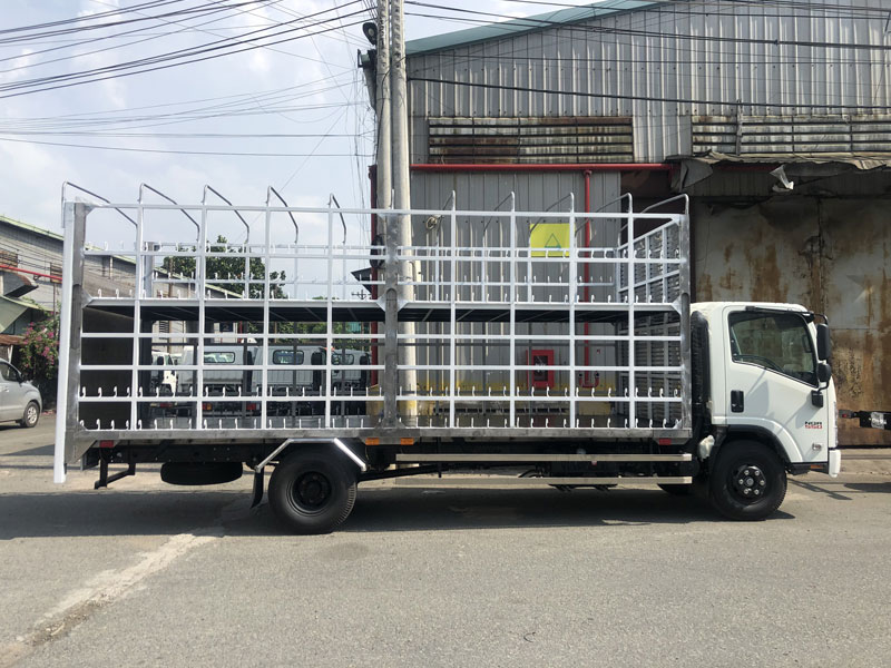 Xe tải Isuzu NQR75ME4 chở xe máy giao tận nơi - Xeisuzuvietnam.vn