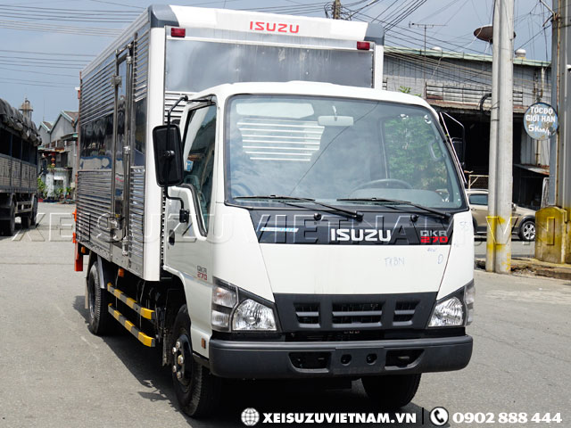Xe tải Isuzu 1T9 mui kín bửng nâng QKR270 giá rẻ - Xeisuzuvietnam.vn