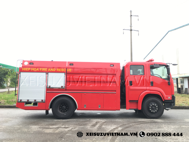 Xe chữa cháy Isuzu FVR34LE4 6.5 khối giao ngay - Xeisuzuvietnam.vn