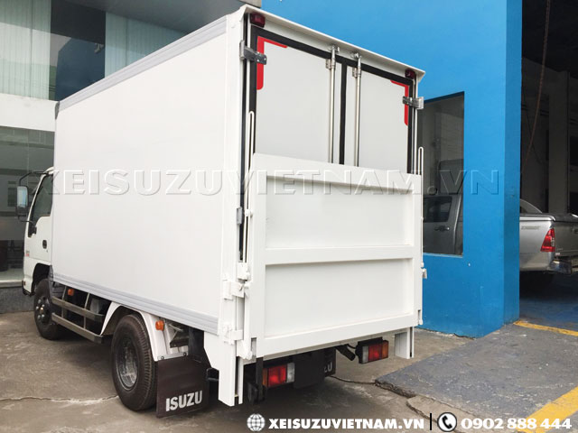 Xe tải Isuzu 1T9 thùng kín bửng nâng QKR230  - Xeisuzuvietnam.vn