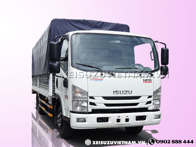 Xe tải Isuzu 4 tấn thùng bạt NPR85KE4 chính hãng - Xeisuzuvietnam.vn