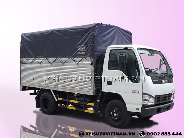 Xe tải Isuzu 1T5 thùng mui bạt QKR77FE4 giá rẻ - Xeisuzuvietnam.vn
